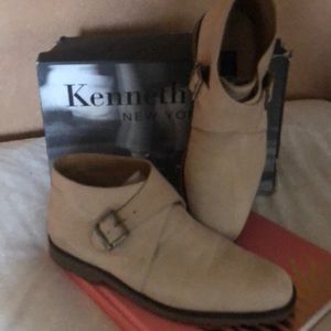 Cream 3/4 men’s bootie